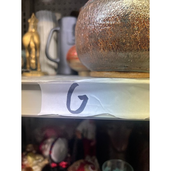 Ronnie Lowery Just Muddin Pottery Stoneware Vase Brown Glaze 2017 Signed Studio - Picture 12 of 12